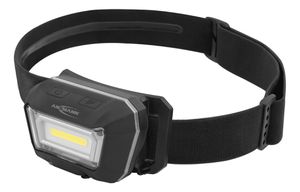 LED Profi-Stirnlampe HD280RS - 3.7V DC (USB) 3W, 280lm, IP65, max. 9h, 21m, L=78.4mm, B=47.4mm, H=45.9mm