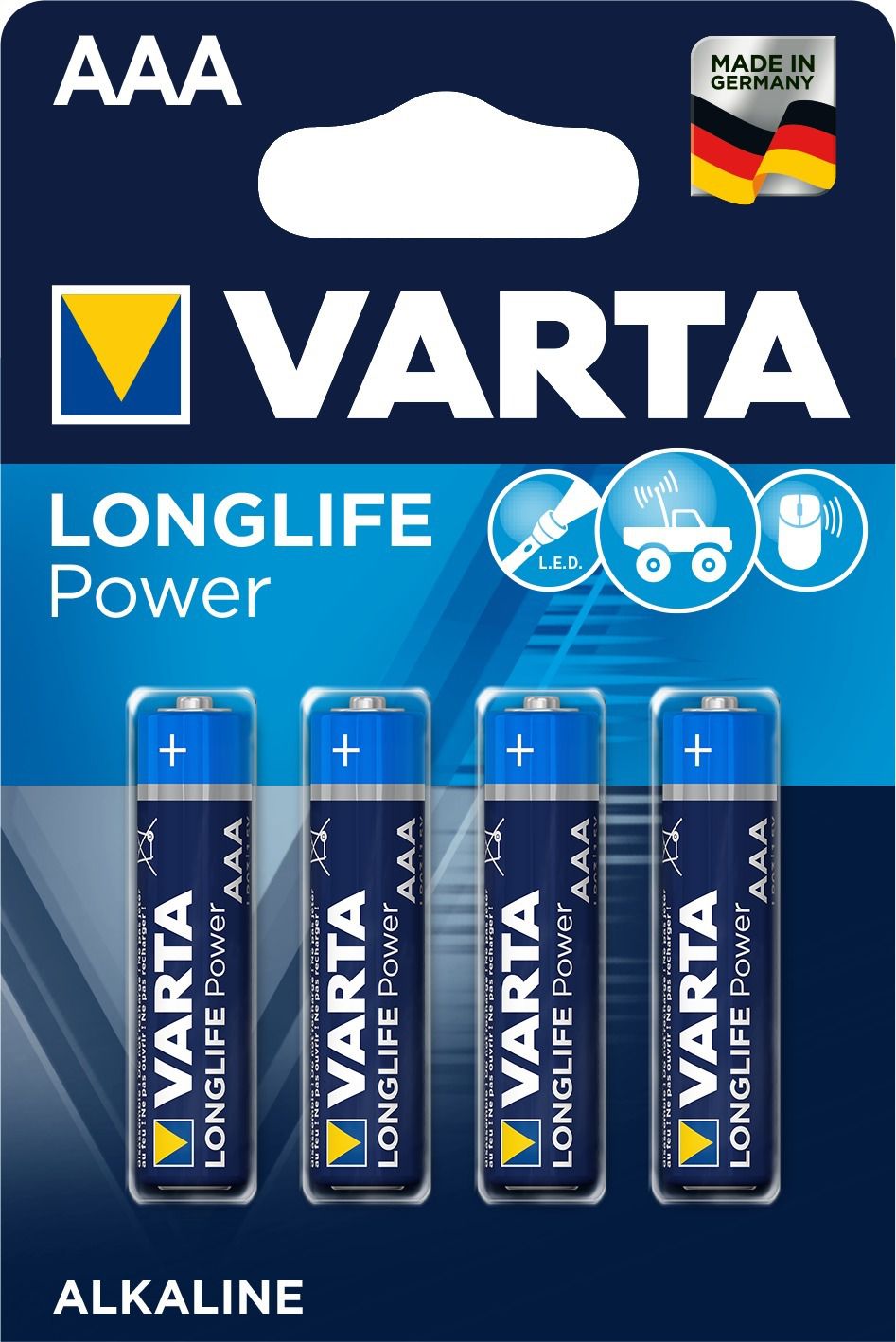 High Energy Batterie AAA - 4er Blister