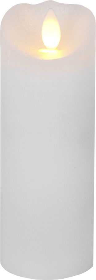 LED Pillar Kerze Glow - Indoor, Weiss, 15cm Höhe, Timerfunktion