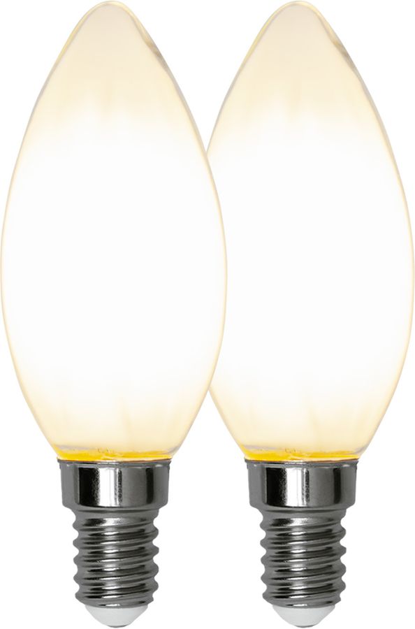 LED Lamp E14 Frosted Duo Pack - E14, 470Lm, 4.5W, 2700K