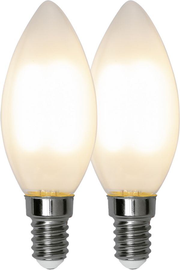 LED Lamp E14 Frosted Duo Pack - E14, 250Lm, 2.5W, 2700K