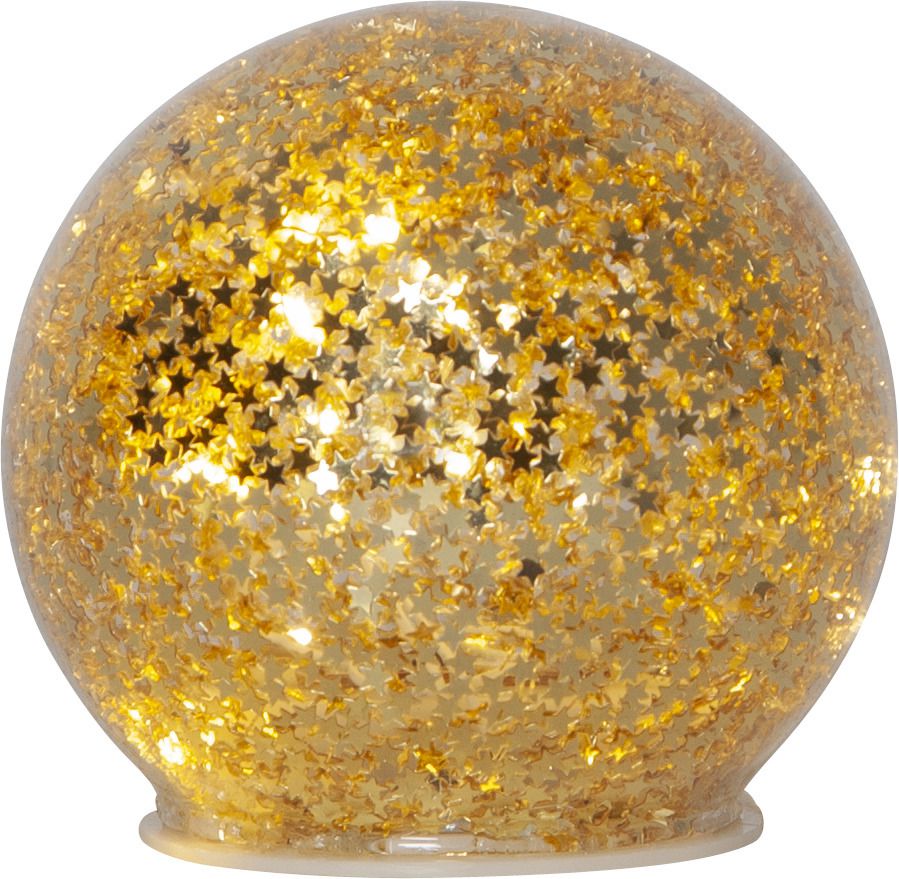 Glasdekoration Star Fall - IP20, Warmweiss, 10 LED