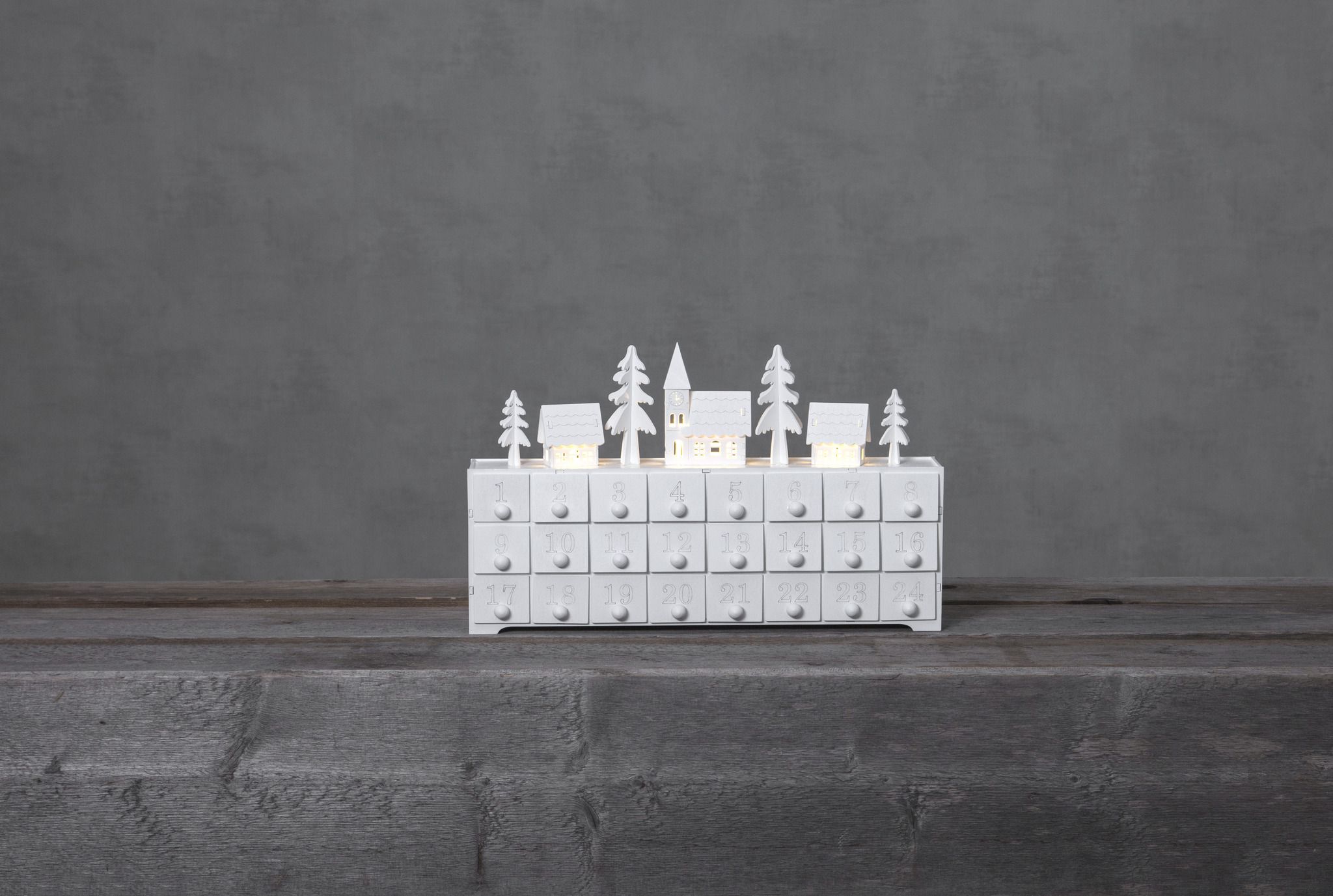 Tischdekoration Yuletide - IP20, Warmweiss, 4 LED