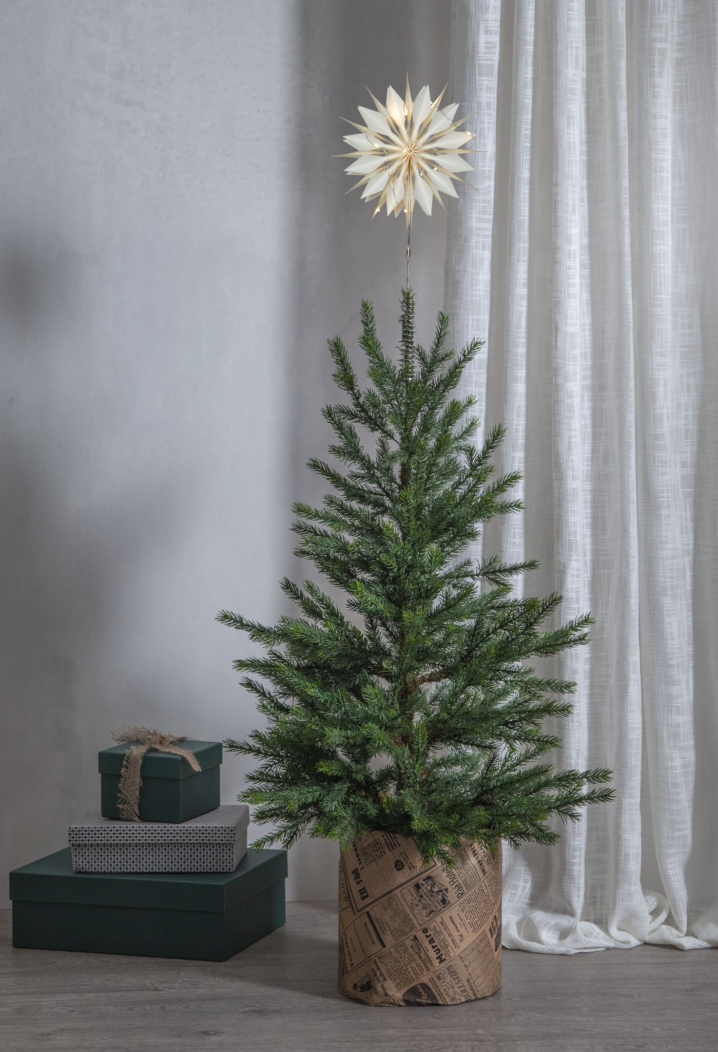 Baumstern Flinga - IP20, Warmweiss, Weiss