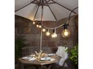 System 24 Extra, Partykette, 400x6.5cm - Schwarz, Warmweiss