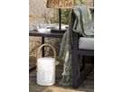 Outdoor-Laterne LUCIE - Weiss, 34 x 17 cm, warm&kaltweiss, wiederaufladbar