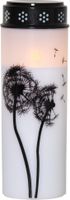 LED Grablicht Dandelion - Outdoor, Weiss, 21cm Höhe, Timerfunktion