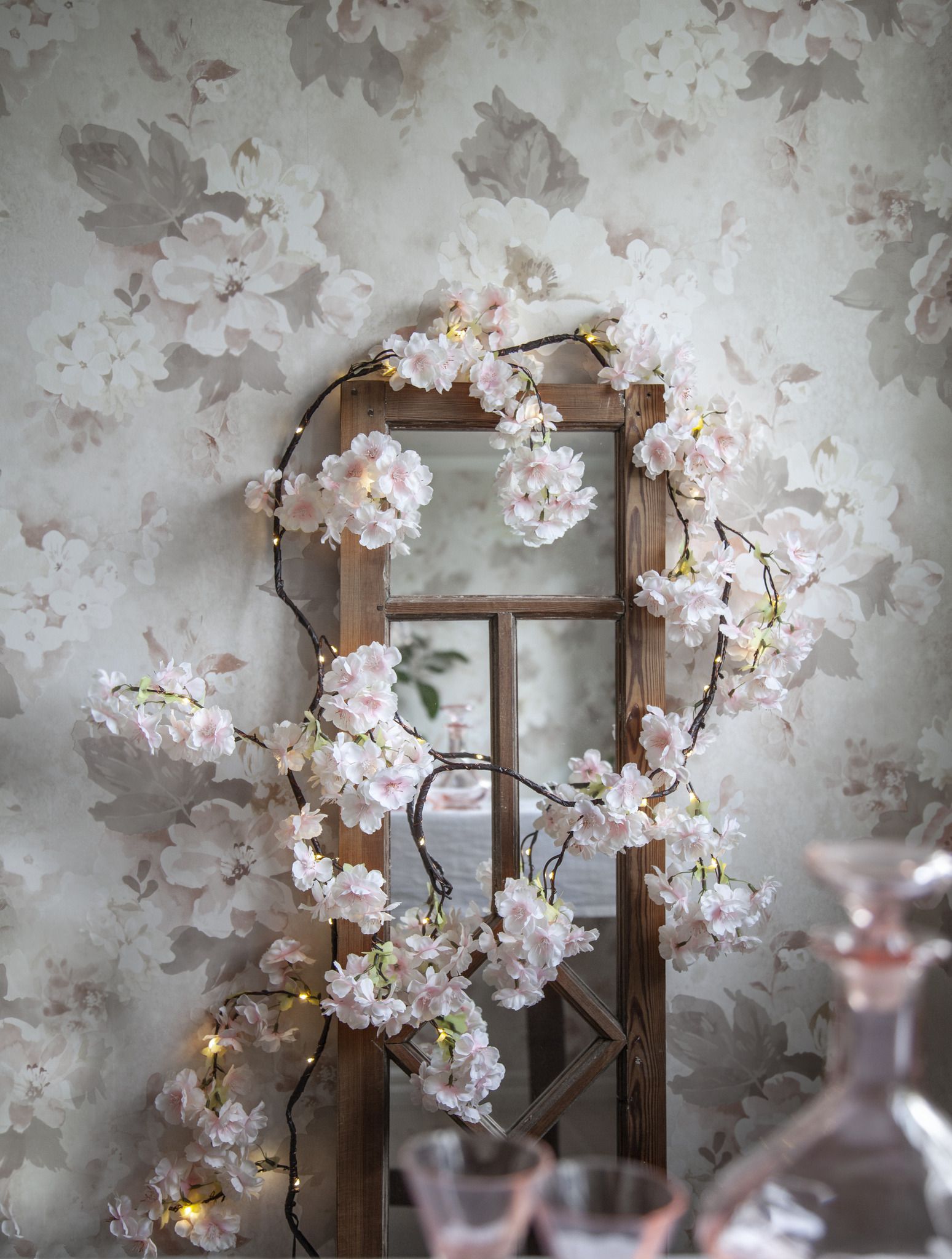Girlande CherryFlower - IP20, Warmweiss, 48 LED's