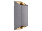 Nico Square 22, Wandleuchte , Anthra. - GU10, IP54, max.35W