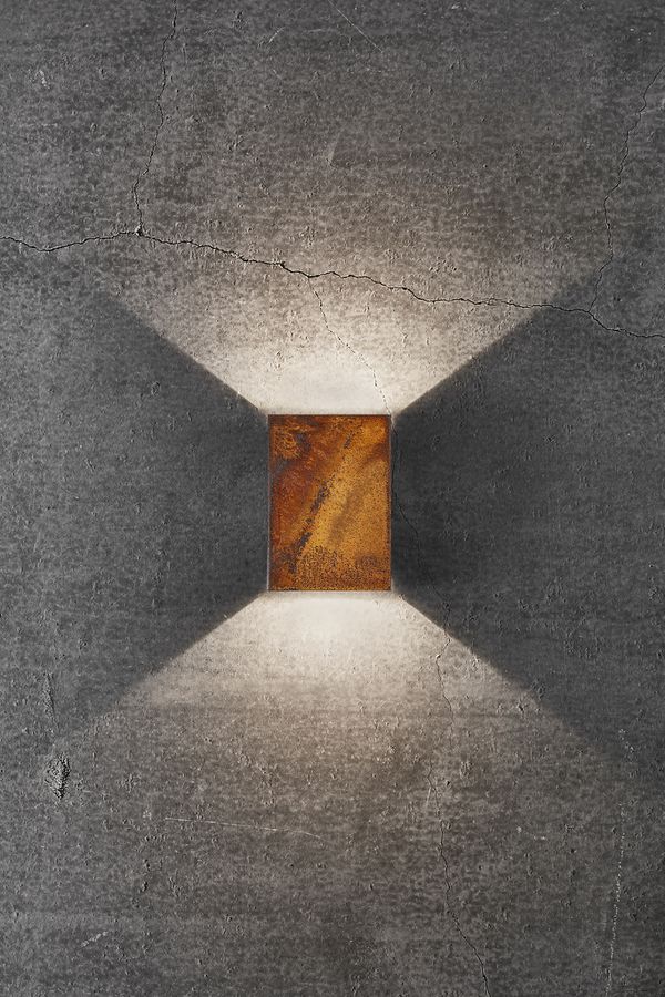 Fold 10, Wandleuchte, Corten - LED Modul, 7,4W LED, IP54