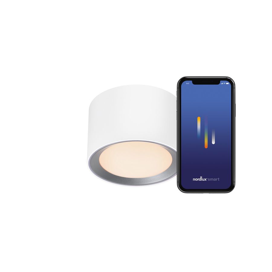 Landon Smart, Deckenleuchte, Weiss/Weiss - 7W ,2700-6500K, IP44