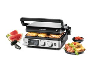 KONTAKTGRILL KG 2025 - Kontaktgrill, Edelstahl/schwarz, 2000W