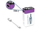NiMH batteria ricaricabile Micro AAA 550mAh, 2er blister - 1er Kartonage