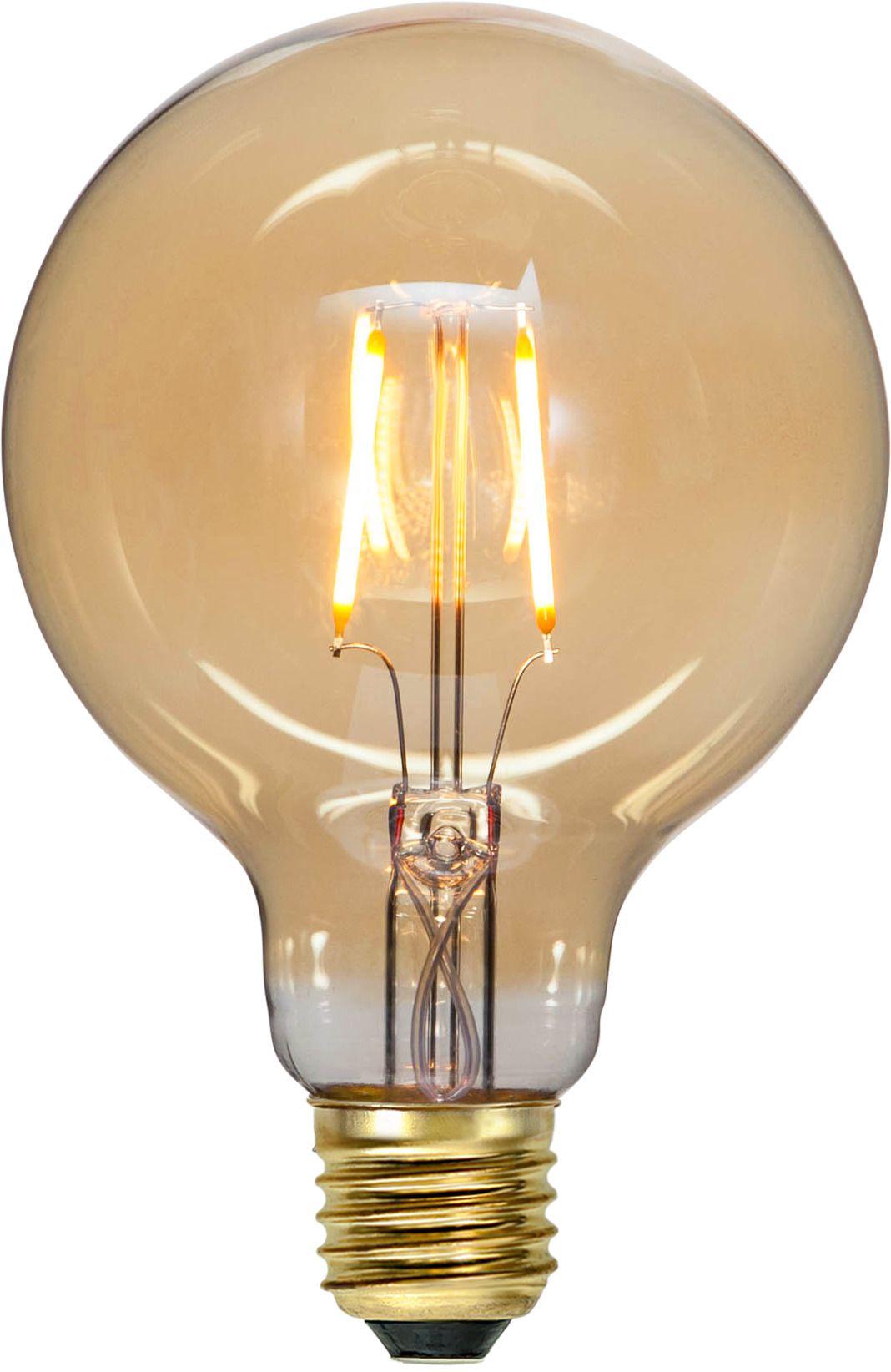 LED Leuchtmittel E27 G95 Plain Amber - E27, 80Lm, 2000K, 0.75W, 220-240VAC