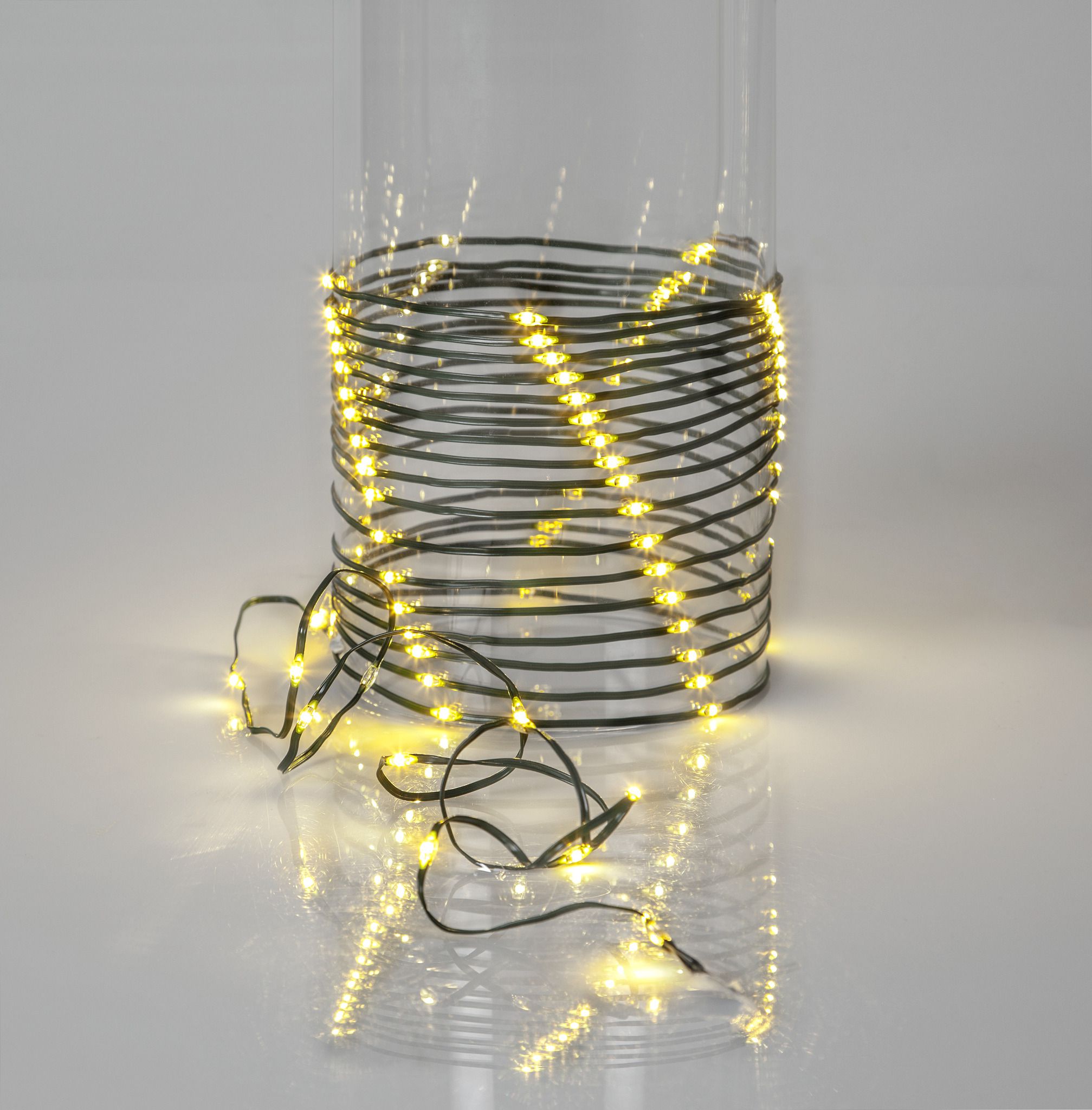 Solar Lichterkette Dew Drop Micro - IP44, Warmweiss, 100 LED'S