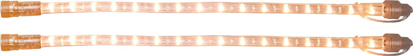 System 24 Extra, Lichtschlauch, 2Stk à 100x1cm - Transparent, Warmweiss