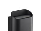 Wandleuchte Nico 22 Round Maxi  Schwarz - 15W, GU10, IP54