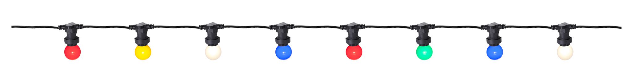 Illuminazione a LED Party-Deco, 6m - IP44, Multicolor, 8 Led's, 600cm