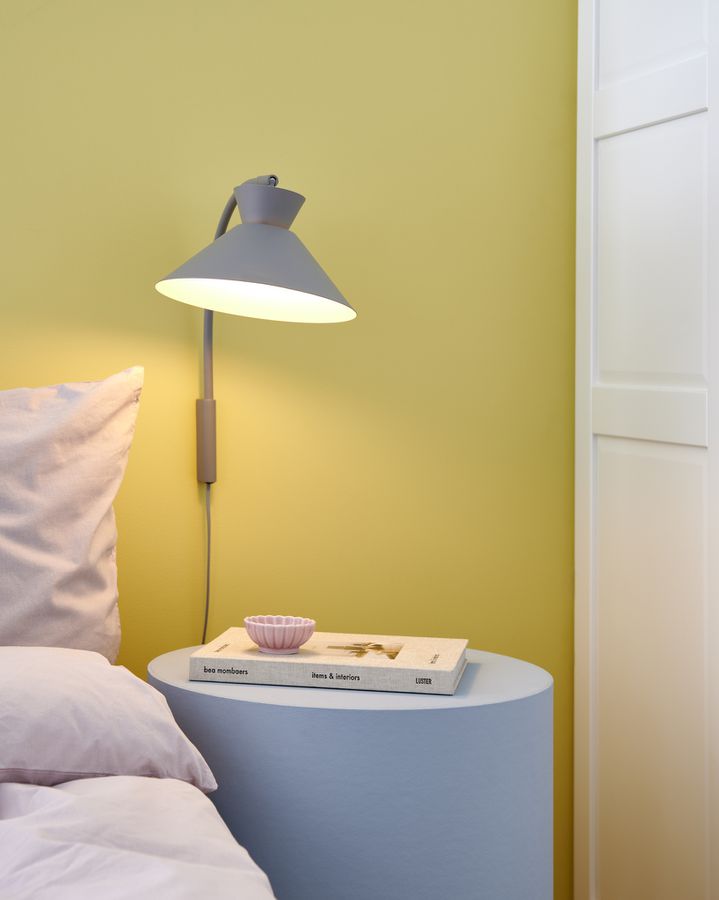 Dial , Wandleuchte, Grau - E27, IP20, max.40W