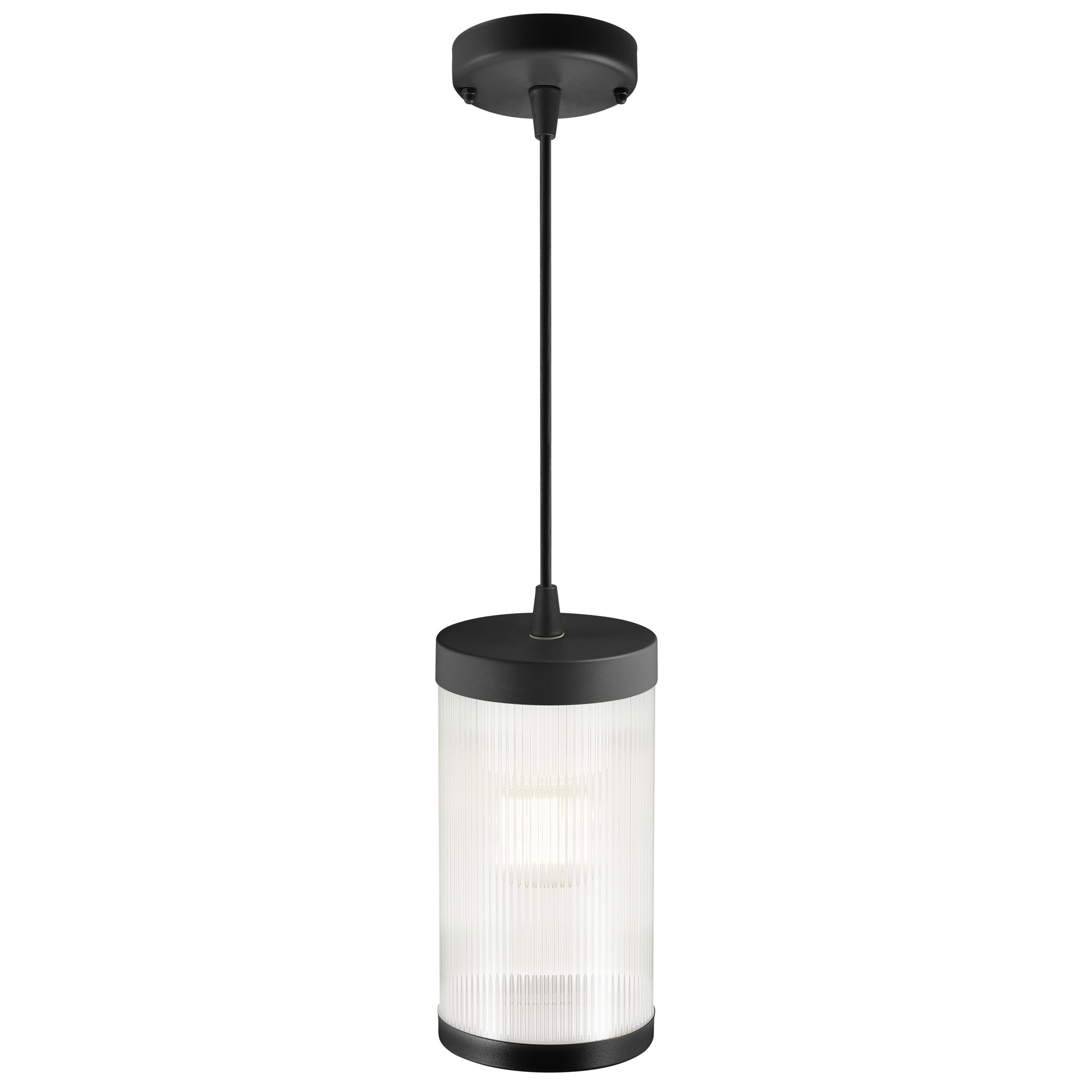 Coupar, Pendelleuchte, Schwarz - E27, IP54, max.25W