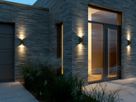 Nico Square 22, Wandleuchte, Rost - GU10, IP54, max.35W