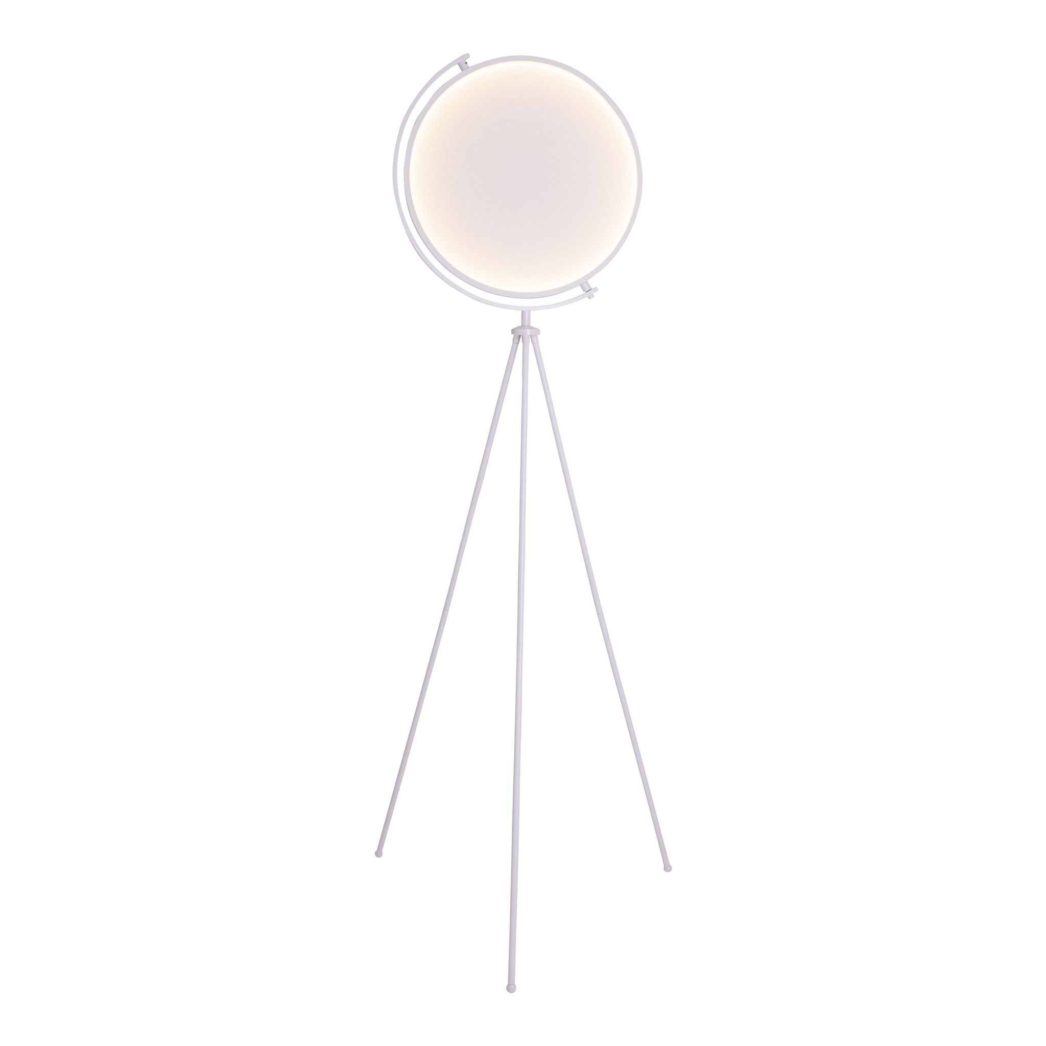 Textil-Stehleuchte Munega h: 156cm - LED fest verbaut, 3000K, warmweiss