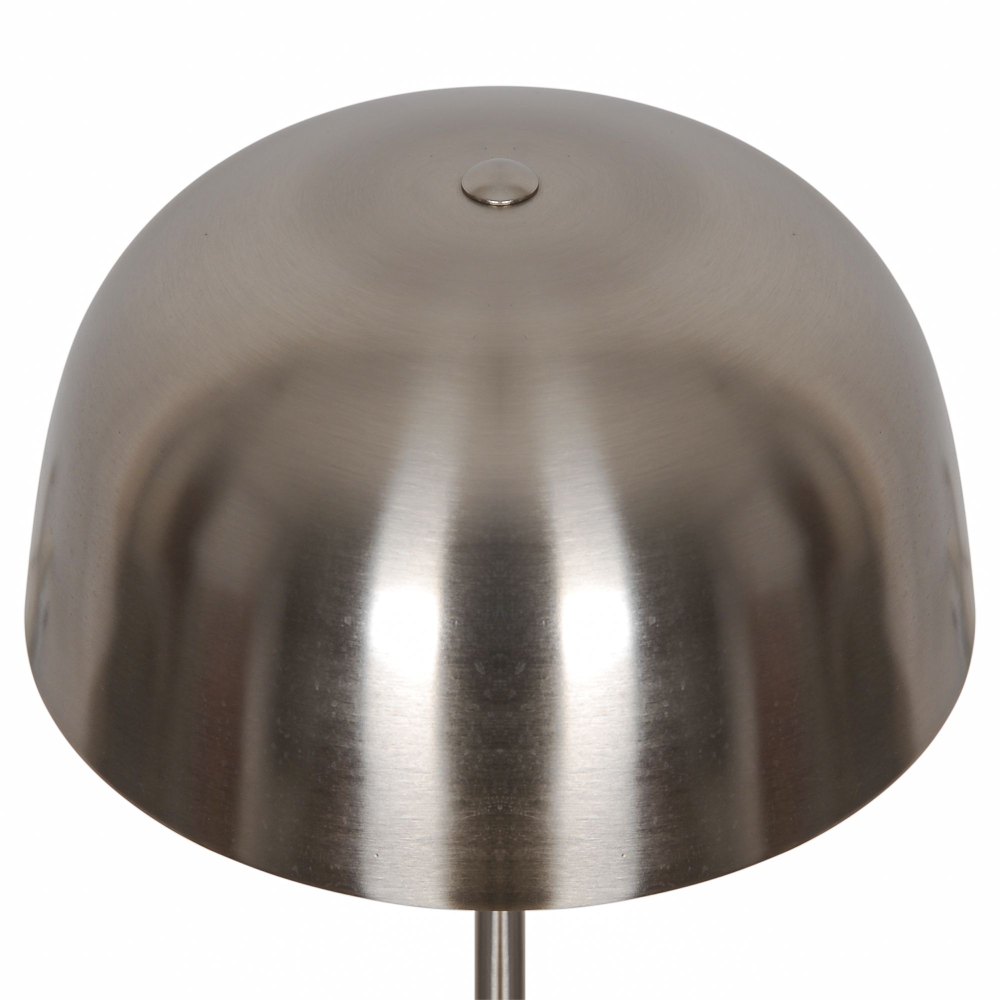 Tischlampe Cera Gebürsteter Stahl - E14, IP20, 230V