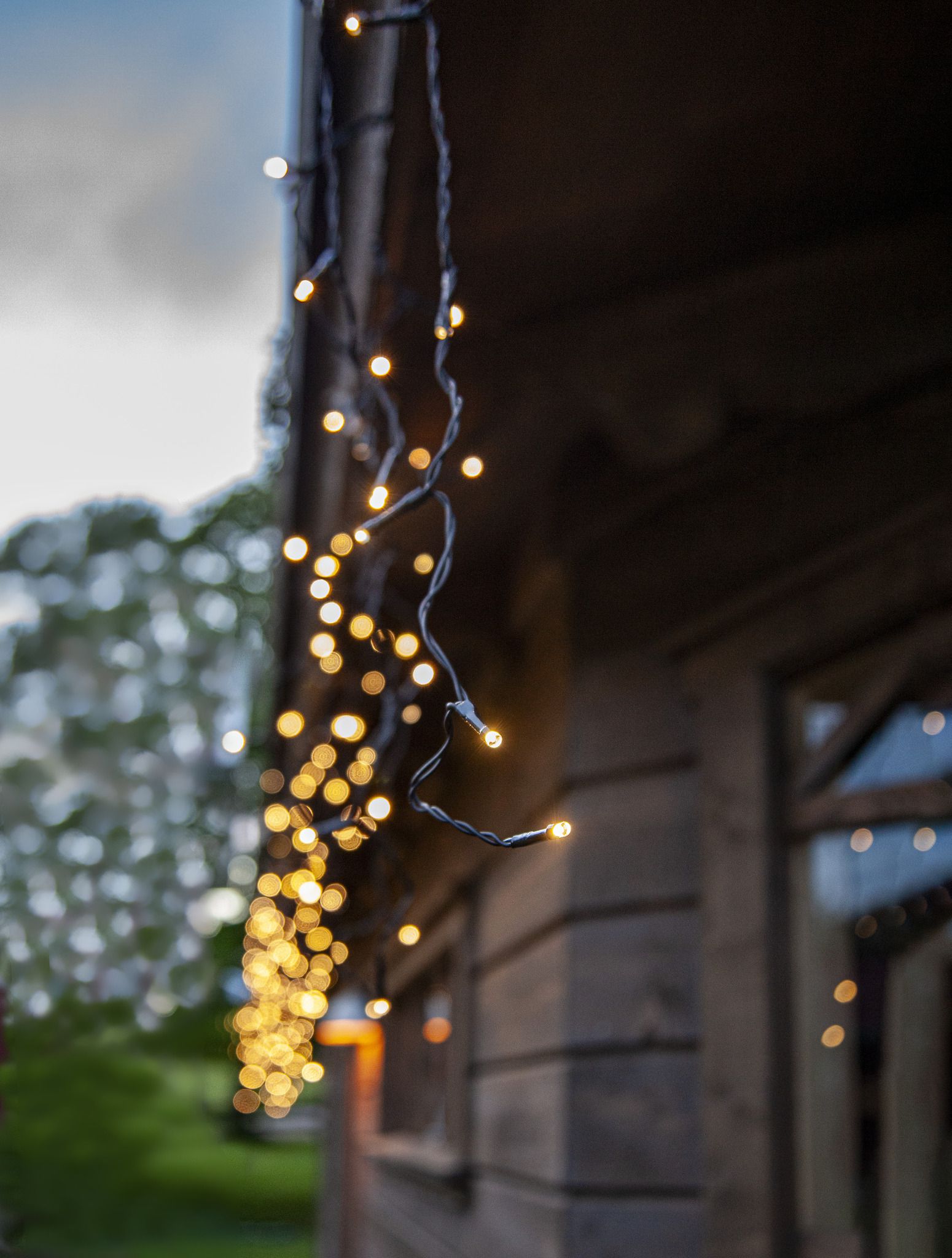 Icicle Lights Shiny - IP44, Warmweiss, 960 LED's, 2390.00 cm