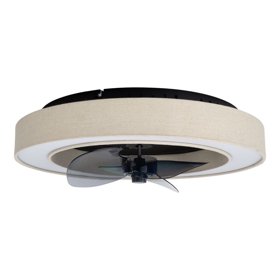 LED-CCT Deckenleuchte  VALENTO  inkl. Ventilator : 51cm beige - IP20, LED-Modul, Beige