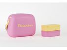Polarbox CoolerBag bubblegum pink-cyan 6l inkl. 2 Frischhalte-Dosen bubblegum pink & gelb - Kühlbox, 6l, Vintage Design
