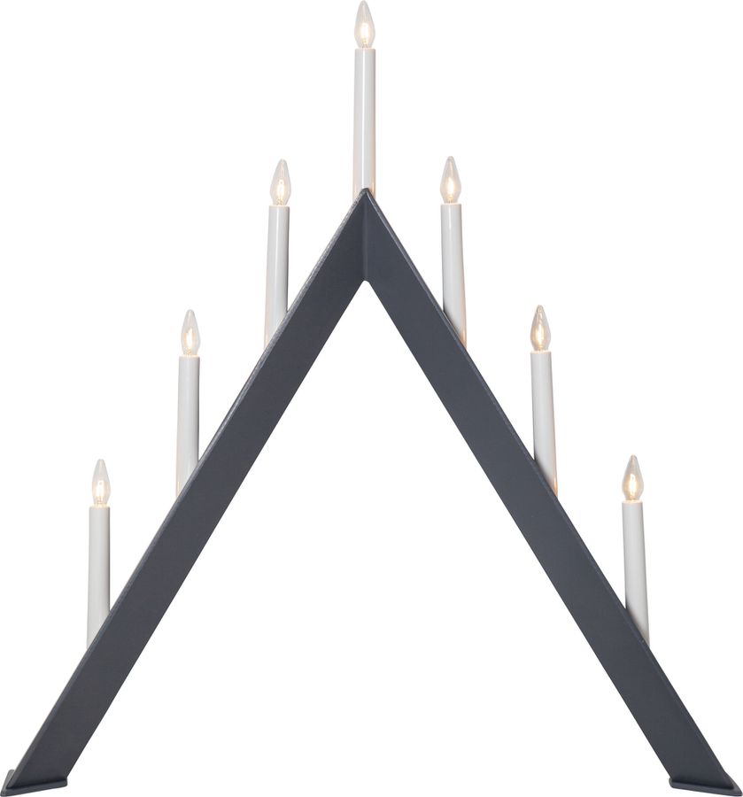 Kerzenleuchter Arrow - IP20, Graphit, Warmweiss