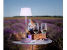 Solar- Akkutischleuchte EMMI brombeer inkl. CCT  Touch H: 38 cm - LED-Modul, 3W, IP44