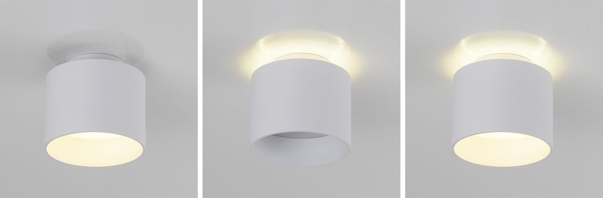 LED Spot Trios d: 10cm weiß - LED fest verbaut, 4000K, neutralweiss