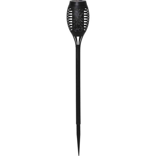 Solar Pollerleucht 3 Pack Flame Mini - Schwarz, Lichtfarbe Gelb