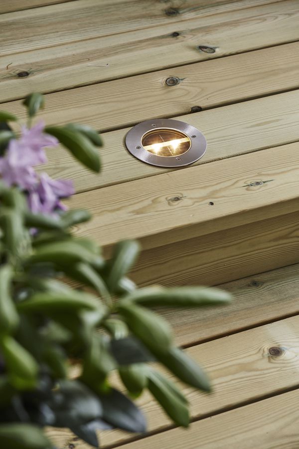 Proiettore di luce solare Decklight - Silber, Lichtfarbe Warmweiss