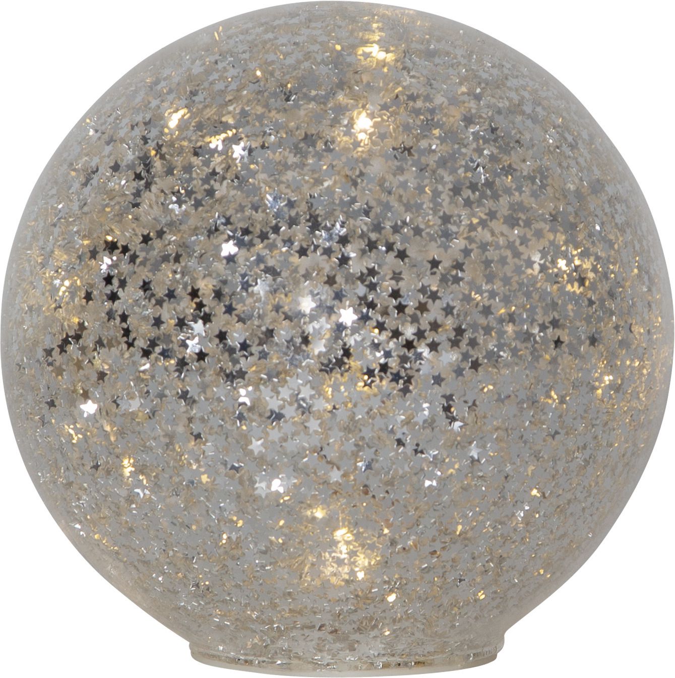 Glasdekoration Star Fall - IP20, Warmweiss, 15 LED