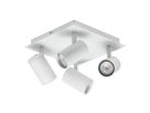 Deckenleuchte FRIDA - 4xGU10 (exkl.) max.4x35W, IP20, 90°, weiss, dimmbar (Optional Leuchtmittel), L=230mm,B=230mm,H=115mm