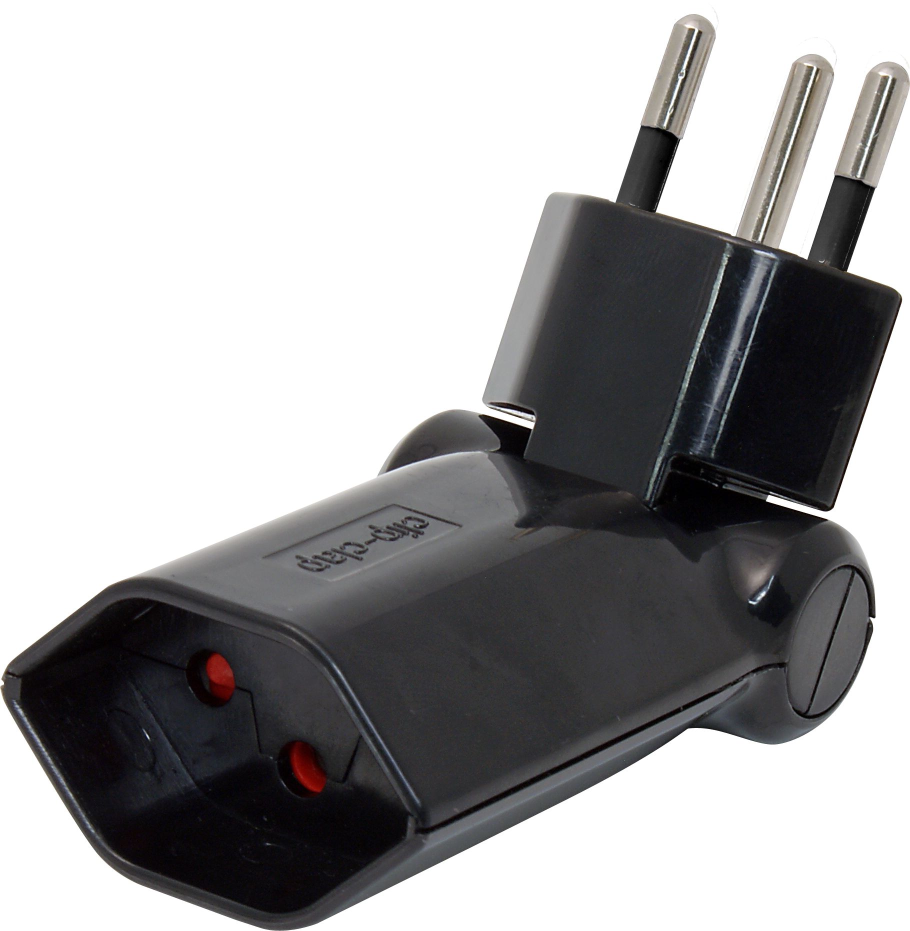 Presa multipla mobile Clip-Clap 1xT.13 - 1xT13, Stecker T12,180° klappbar, inkl. Kinderschutz