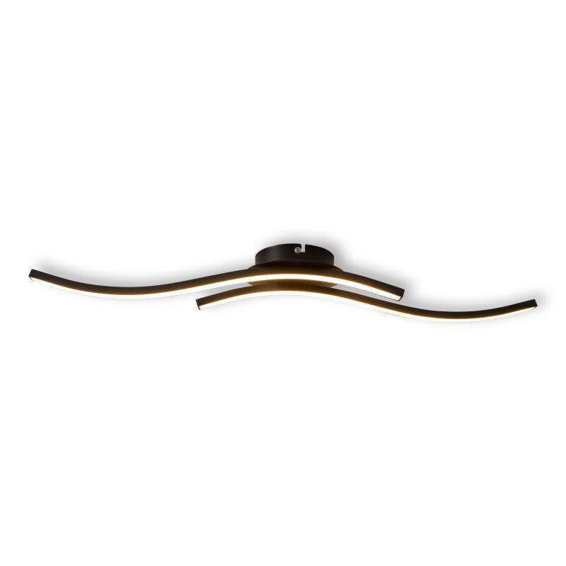 LED Wand-/Deckenleuchte Onda l: 45cm - LED fest verbaut, 3000K, warmweiss