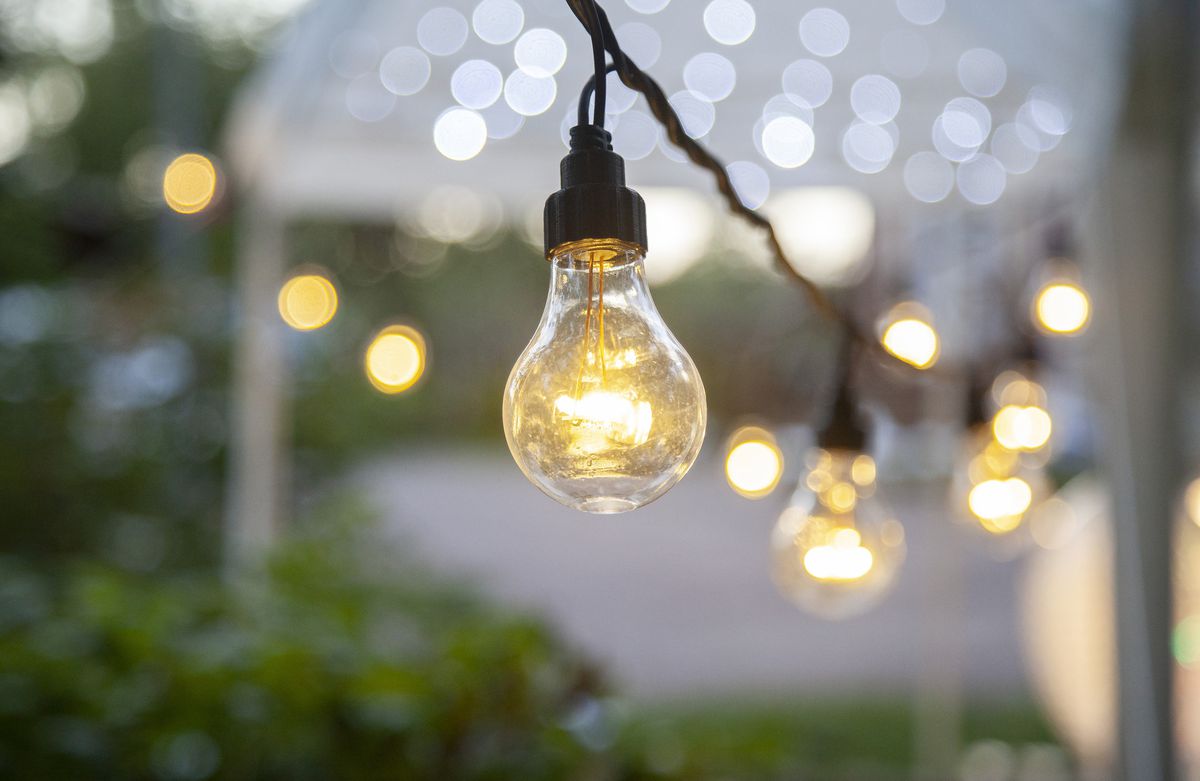 System LED Extra, Partykette, 500x11cm - Schwarz, Warmweiss