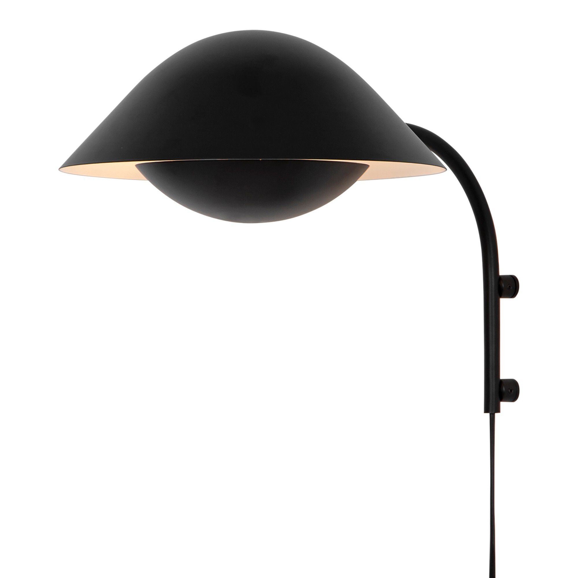 Freya , Wandleuchte, Schwarz - E14, IP20, max.40W
