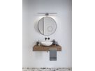 IP S13 60, Bad, Gebürsteter Stahl - 6,3W LED, 3000K, IP44, 230V