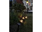 Solar Decoration Lilly - Warmweiss, IP44, Gold