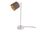 Tischleuchte MARON G - E14, max. 1x40W, IP20, nickel + braun + gold, nicht dimbar, exkl. Leuchtmittel, D=120mm, H=510mm