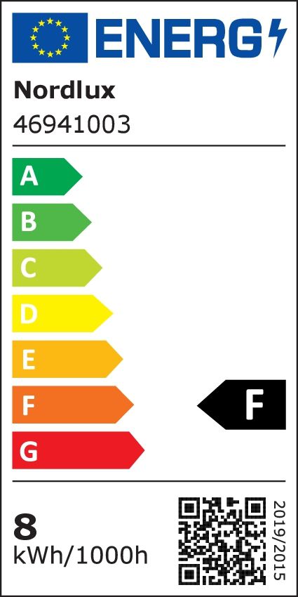 LED Wandleuchte Artego Round - 7.2W, 468lm, 3000K, IP54, CRI 82, 120°, schwarz, nicht dimmbar, D=150mm, H=50mm