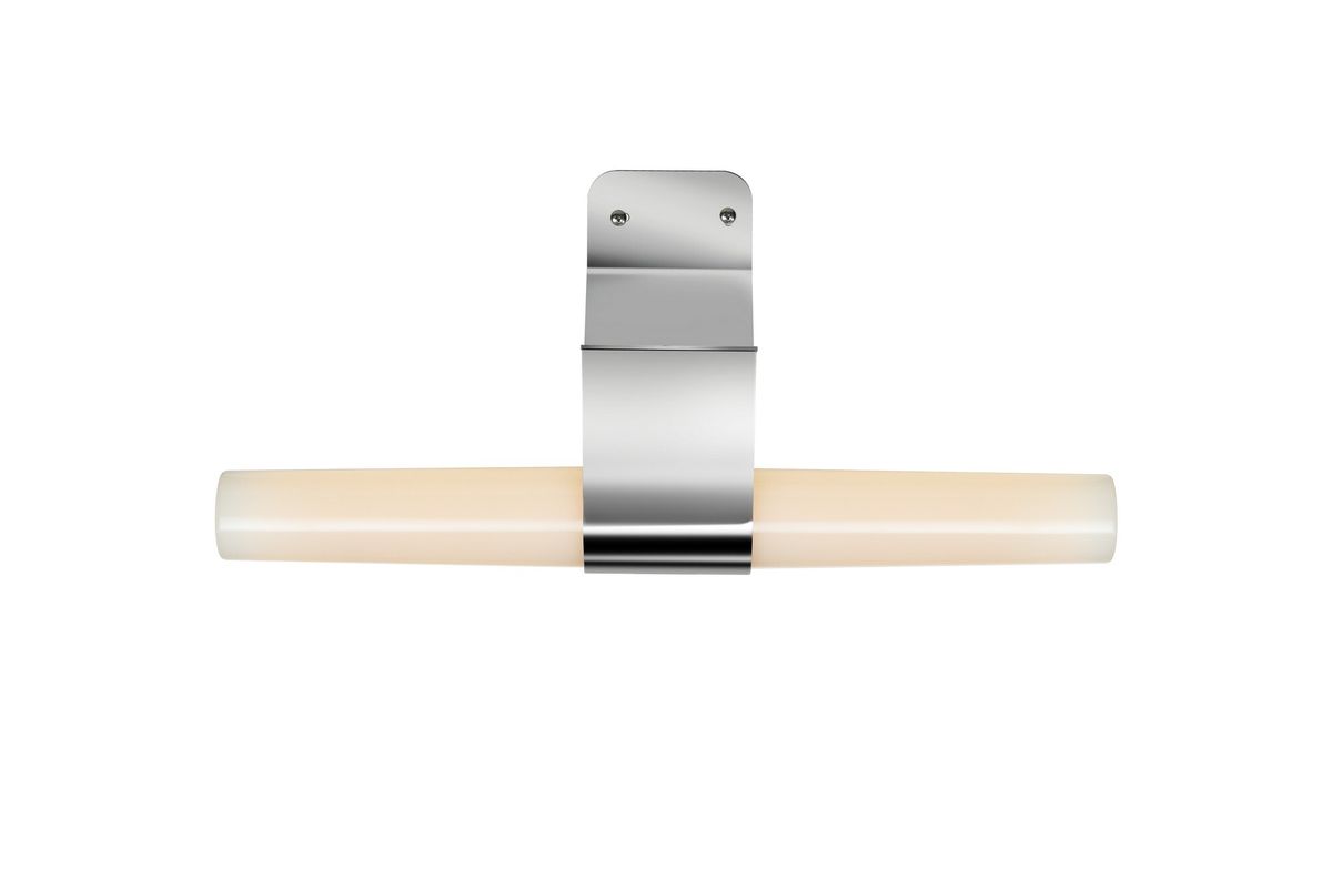 Helva, Doppel- Wandleuchte, Chrom - LED Modul, 9W, IP44