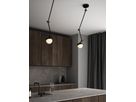 Contina, Wandleuchte/Deckenleuchte, Schwarz - G9, max. 5W, IP20