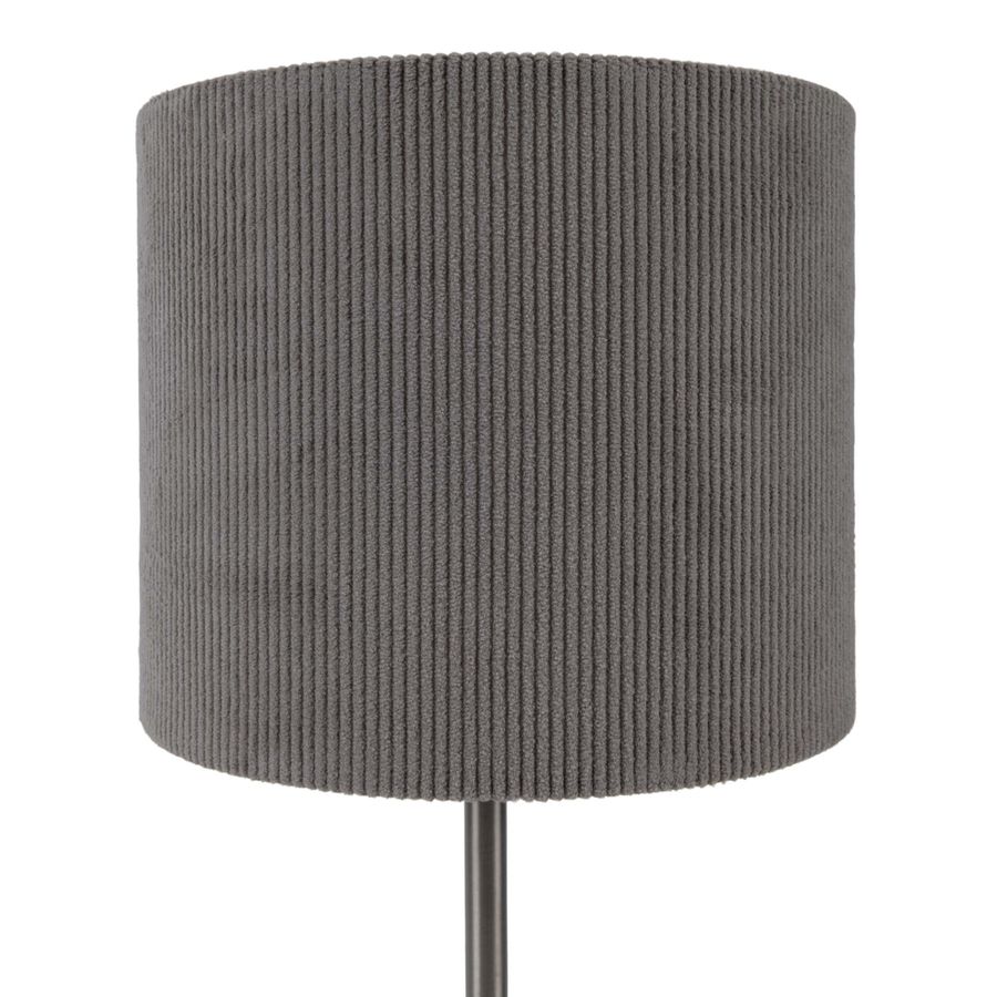 Tischleuchte  ARDITA  H: 36cm grau - IP20, E27, Grau