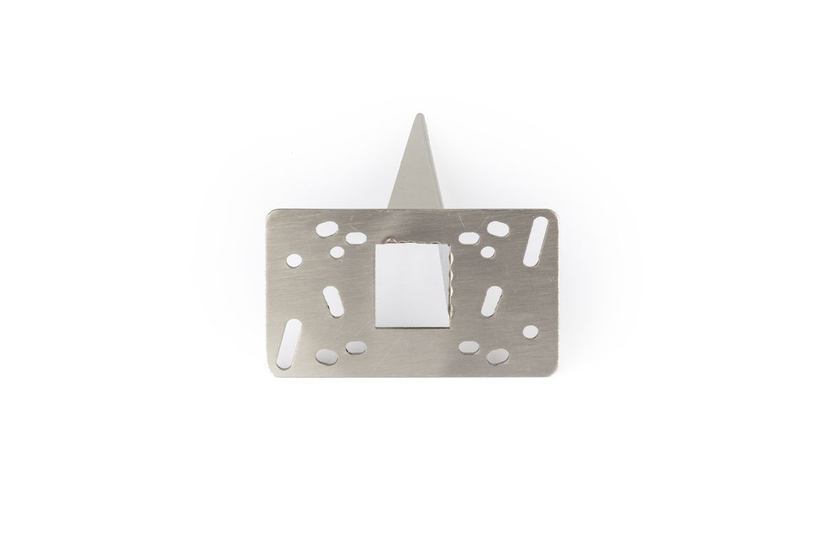 Cuneo Universal Erdspiess für Energiesäule - 6x10x18cm, rostfreier Edelstahl