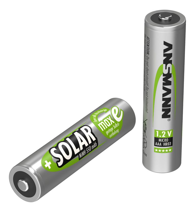 NiMH batteria ricaricabile Micro AAA 550mAh, 2er blister - 2er Blister